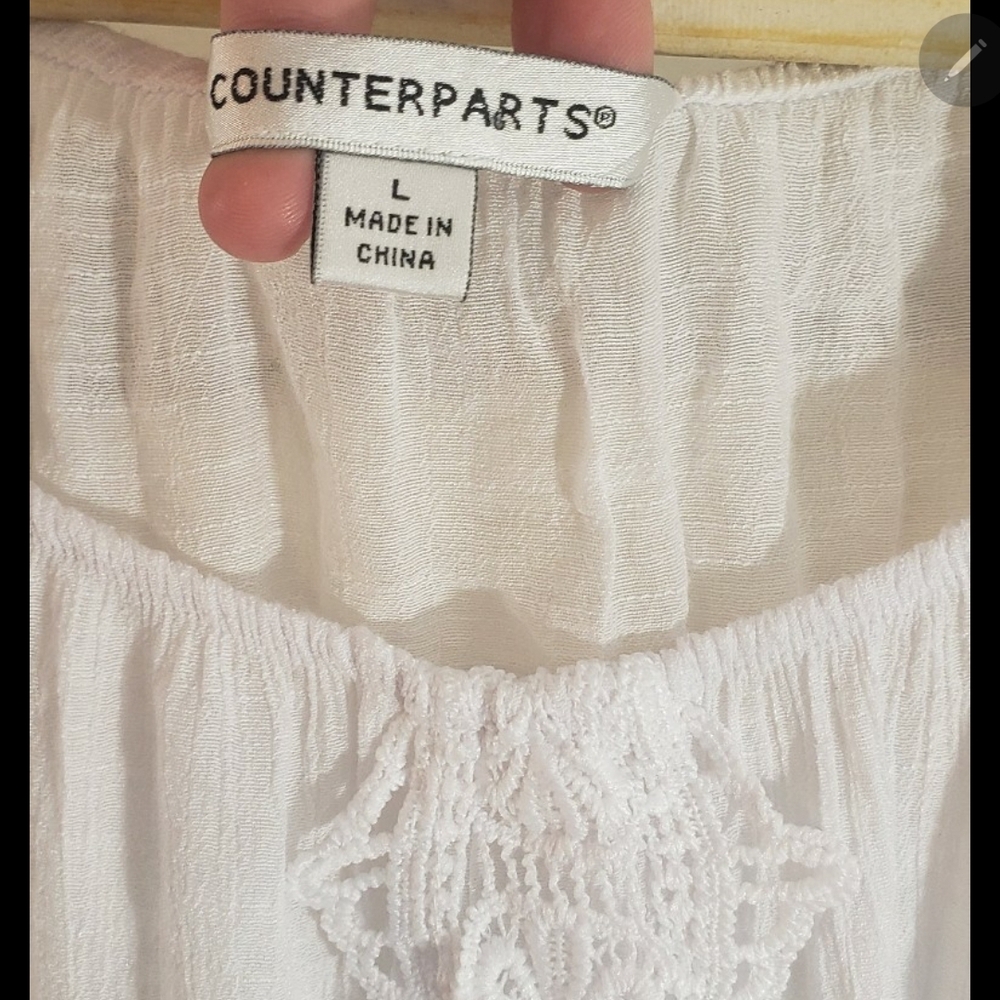 Counterparts White Blouse